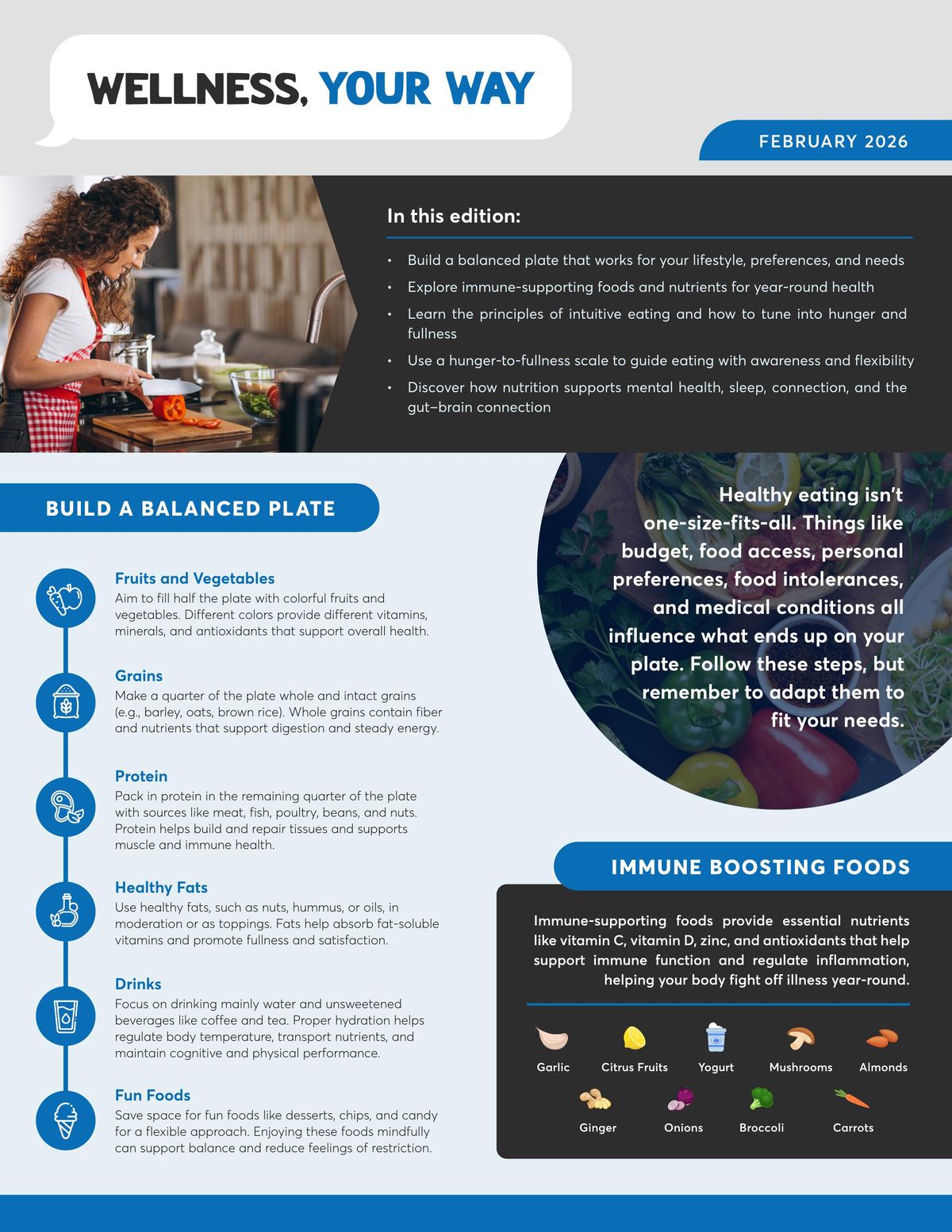 Wellness Your Way Newsletter Page 1